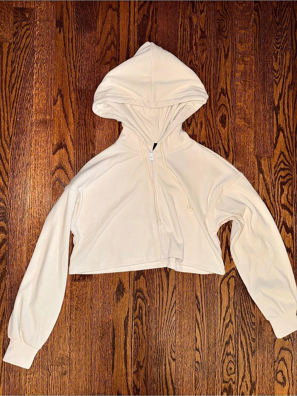 Wild Fable Cropped Hoodie in Cream Size XXS NWT